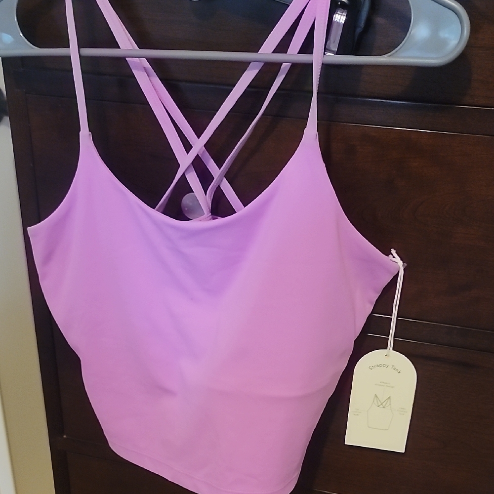 NWT Logilates Lavender Strappy Tank